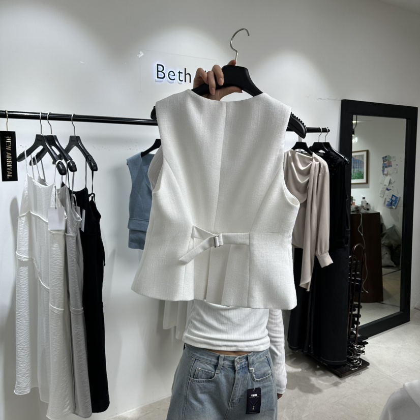 BETHEL韓國東大門代購女士新品人氣職業休閑時尚推薦馬甲BETHEL馬甲