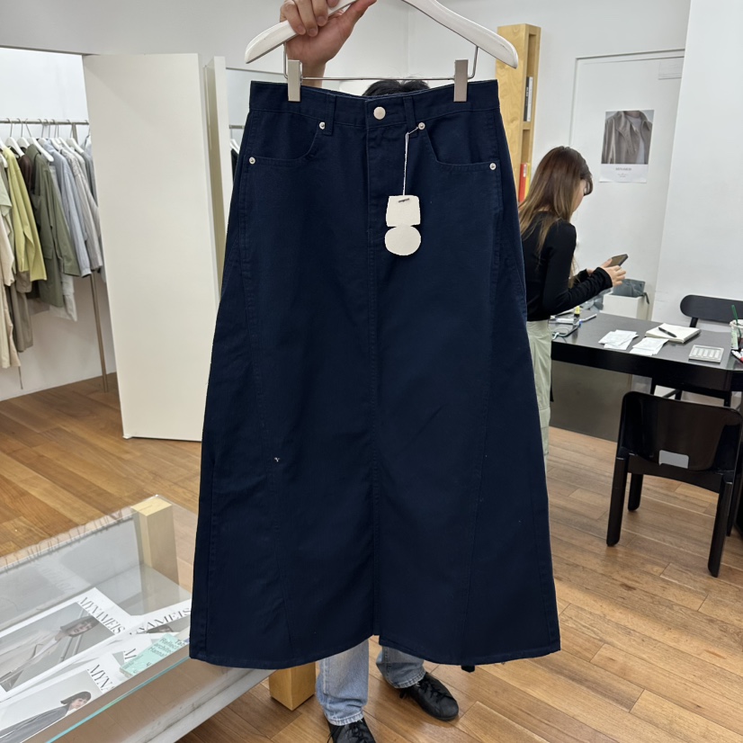 MYNAMEIS/AIME HOPE MAKE韓國直郵實拍女士新品熱賣長裙MYNAMEIS/AIME HOPE MAKE長裙圖色1深藍色