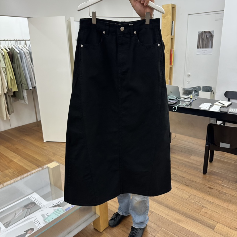 MYNAMEIS/AIME HOPE MAKE韓國直郵實拍女士新品熱賣長裙MYNAMEIS/AIME HOPE MAKE長裙圖色2黑色