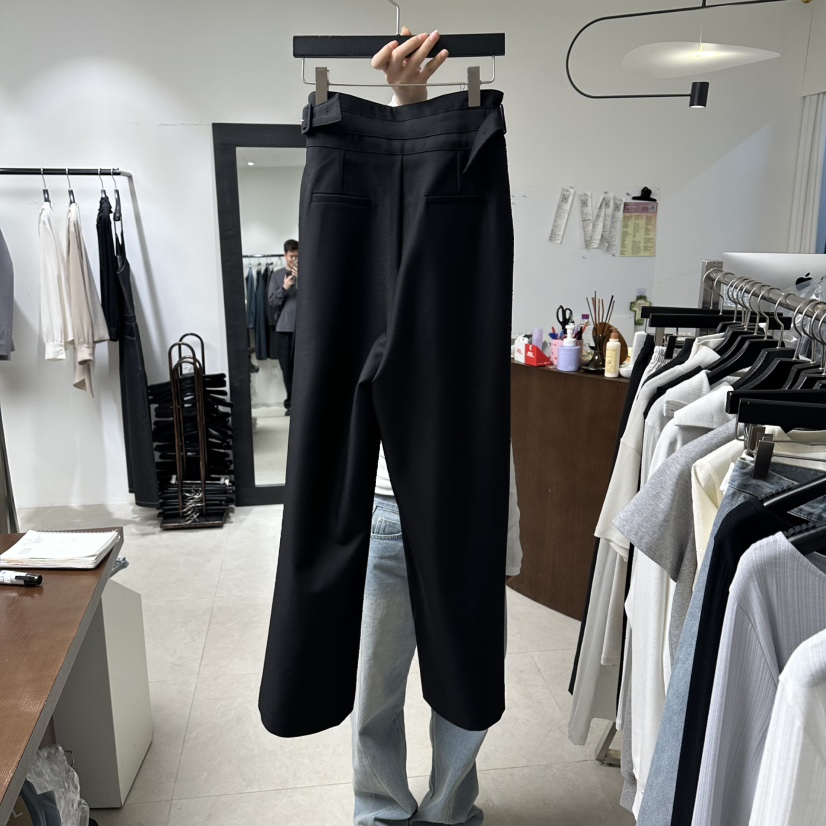 BETHEL韓國東大門直郵女裝新品職業時尚熱賣人氣休閑褲腰帶BETHEL休閑褲