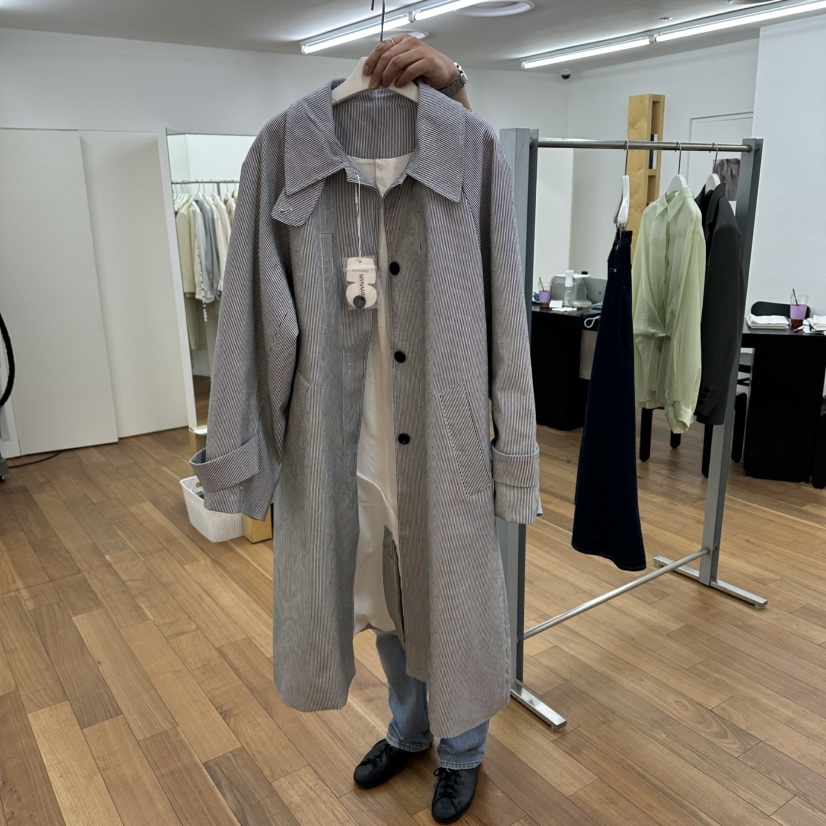 MYNAMEIS/AIME HOPE MAKE韓國直郵女裝新品推薦長款風衣MYNAMEIS/AIME HOPE MAKE長款風衣圖色1