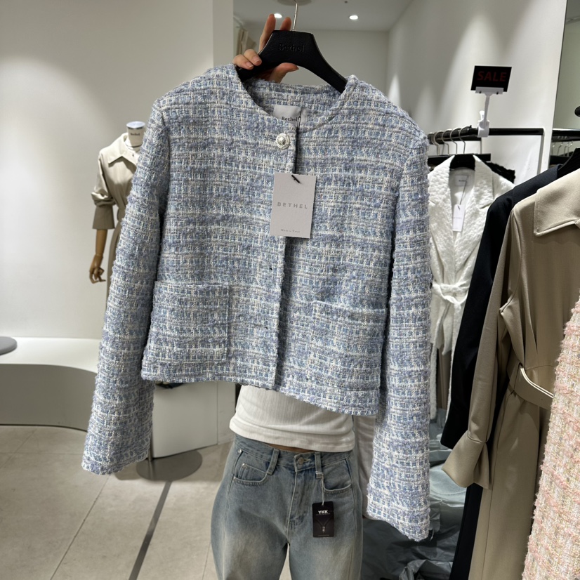 BETHEL韓國東大門代購女士新品人氣熱賣職業26春夏時尚夾克BETHEL夾克圖色1