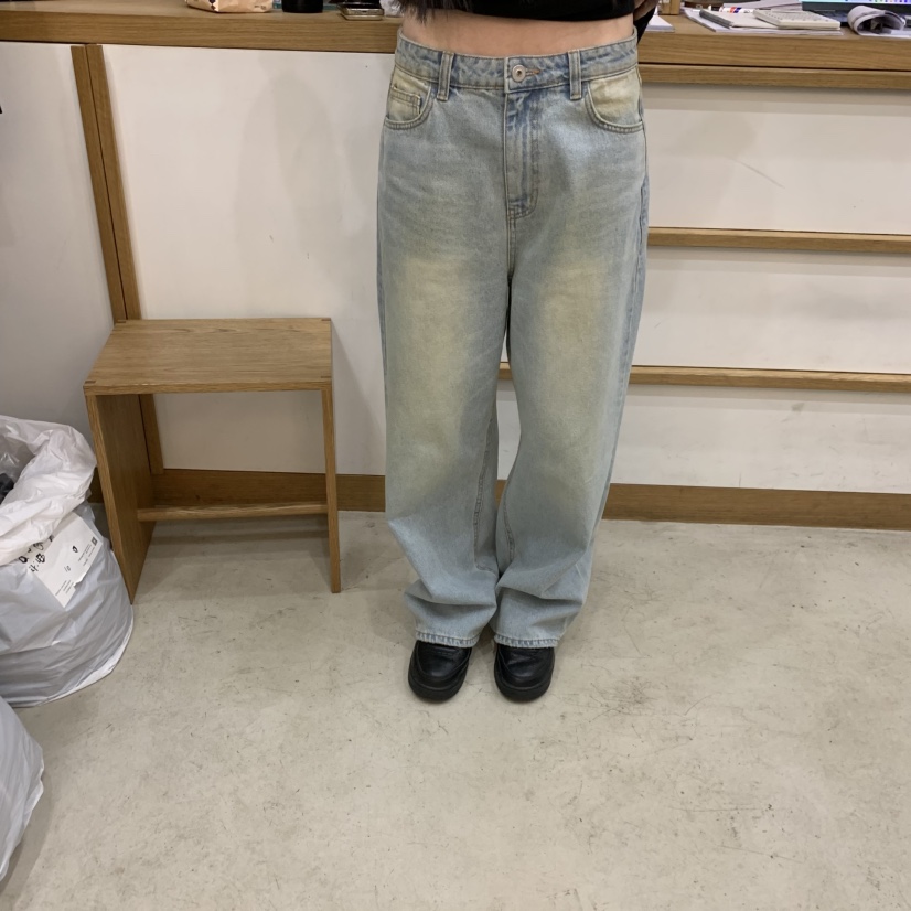 ARCHITEKT韓國代購女裝新款人氣26春夏時尚休閑職業牛仔褲ARCHITEKT牛仔褲圖色1