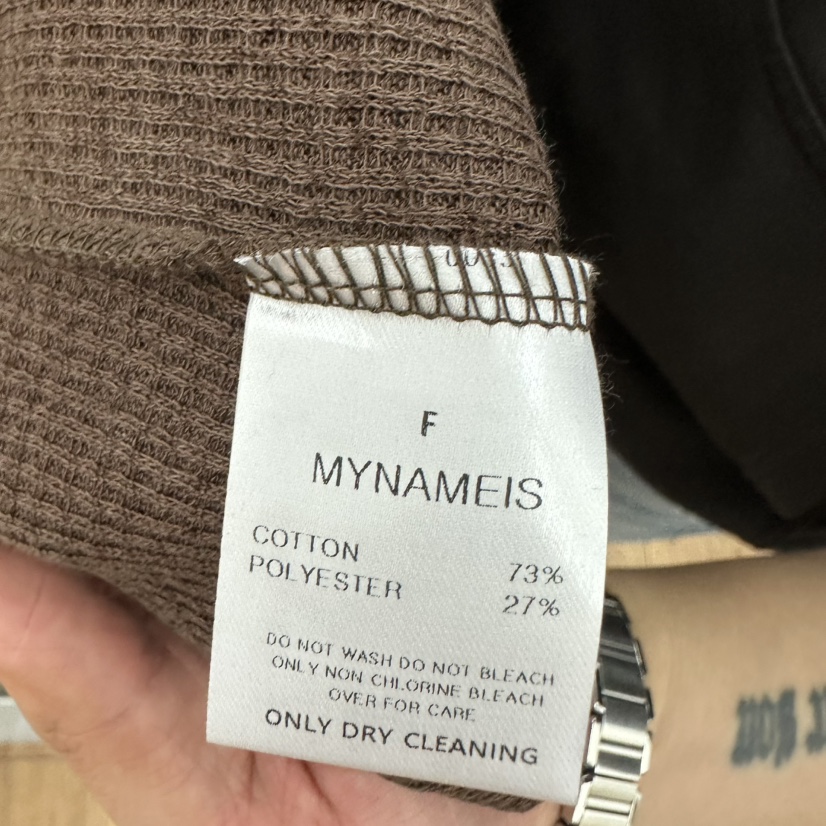 MYNAMEIS/AIME HOPE MAKE韓國東大門代購女裝新款職業長袖T恤MYNAMEIS/AIME HOPE MAKE長袖T恤