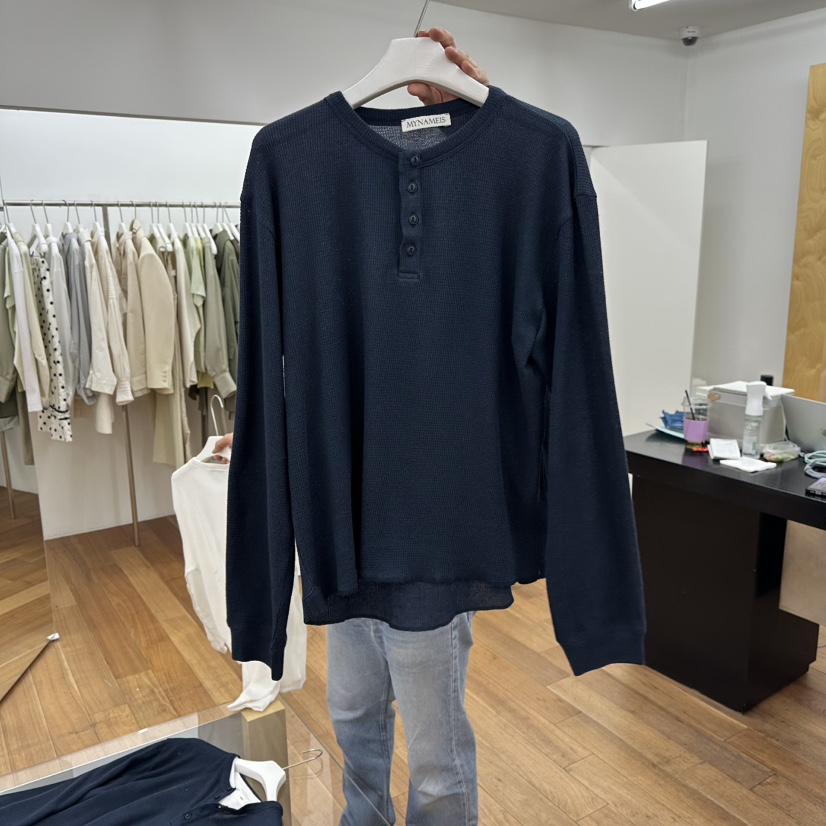 MYNAMEIS/AIME HOPE MAKE韓國東大門代購女裝新款職業長袖T恤MYNAMEIS/AIME HOPE MAKE長袖T恤圖色2