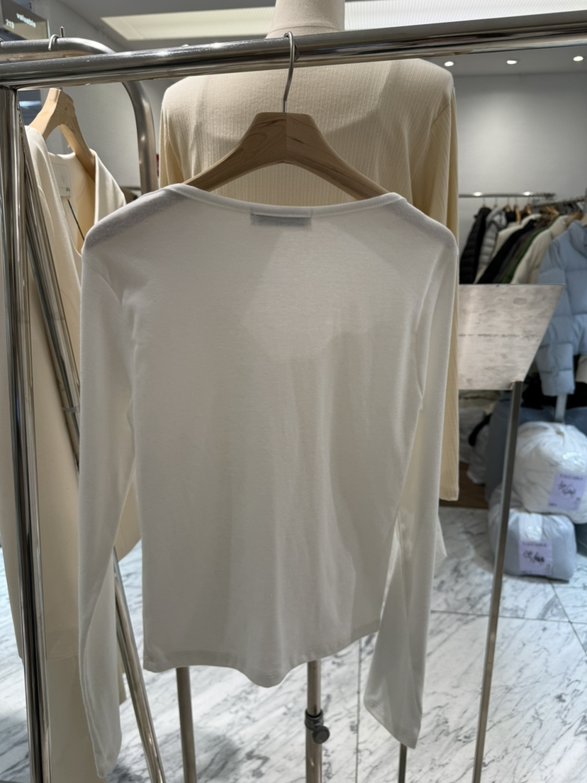 FF/SUNDAY韓國直郵實拍女士新品熱賣休閑人氣長袖T恤船領FF/SUNDAY長袖T恤