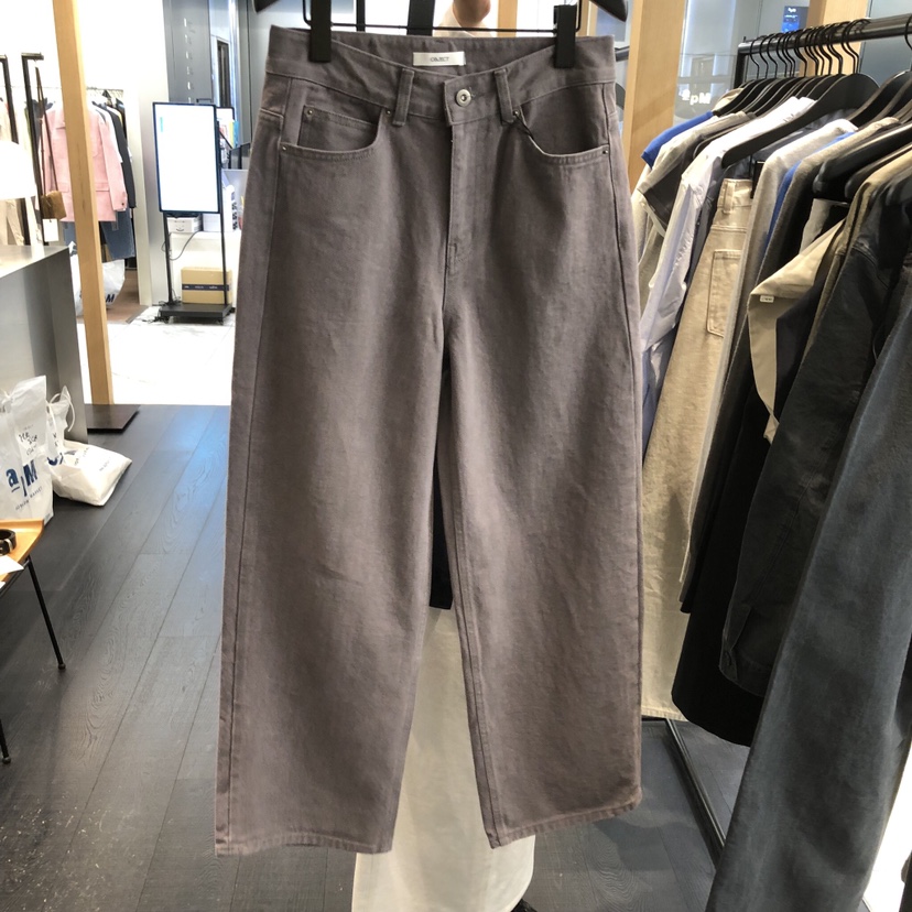 OBJECT韓國直郵實拍女裝新款推薦職業人氣休閑26春夏牛仔褲OBJECT牛仔褲圖色1