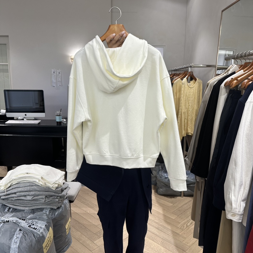 BRUSH-P/MULETTE韓國代購女裝新品26春夏夾克連帽拉鏈衫柔軟BRUSH-P/MULETTE夾克