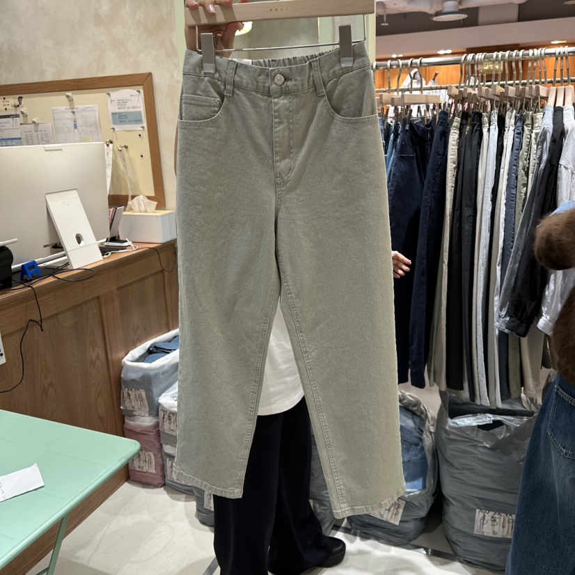 DELI JENNY韓國直郵女士新款熱賣人氣26春夏職業休閑休閑褲DELI JENNY休閑褲圖色2