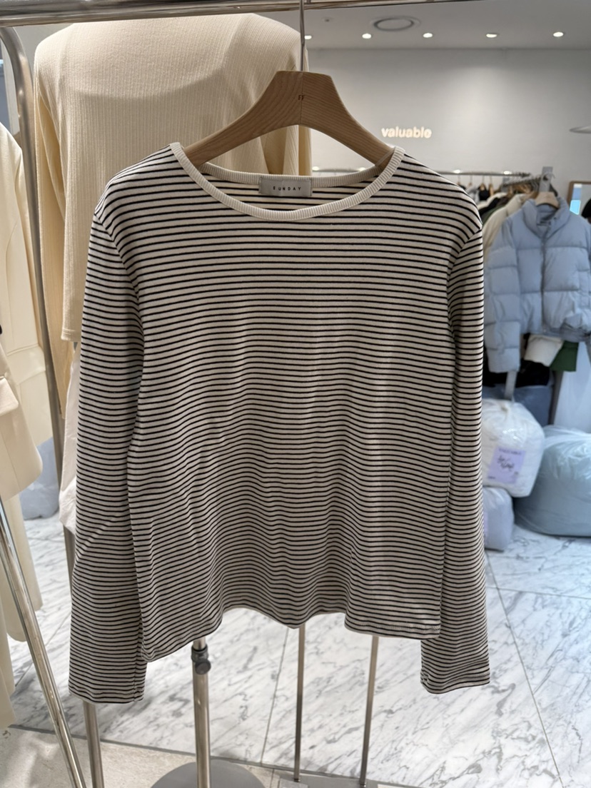 FF/SUNDAY韓國代購女士新品推薦職業26春夏人氣時尚長袖T恤FF/SUNDAY長袖T恤圖色3