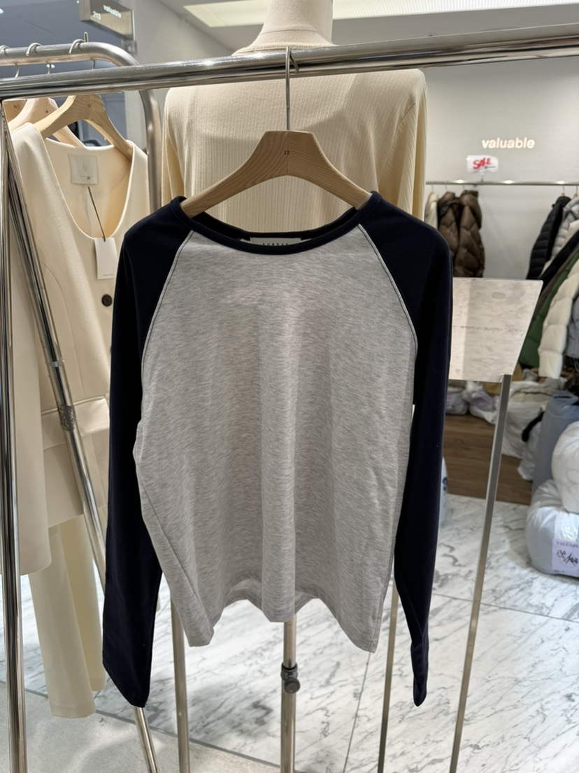 FF/SUNDAY韓國東大門直郵女士新品人氣熱賣推薦26春夏長袖T恤FF/SUNDAY長袖T恤圖色2