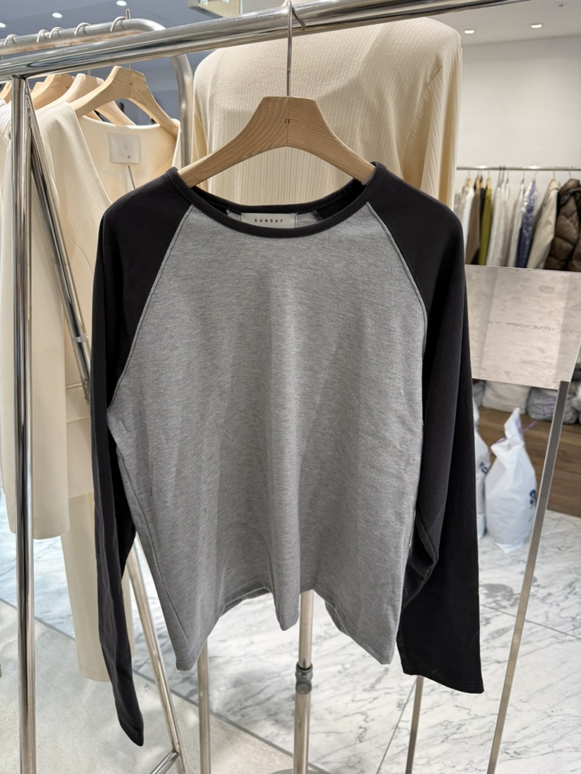FF/SUNDAY韓國東大門直郵女士新品人氣熱賣推薦26春夏長袖T恤FF/SUNDAY長袖T恤圖色3