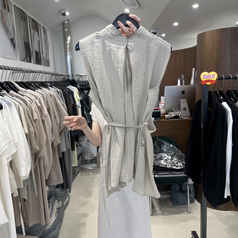 LE EDITION/LEBOENE韓國直郵女裝新款推薦吊帶背心含腰繩LE EDITION/LEBOENE吊帶/背心