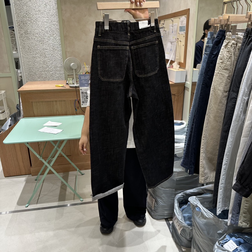 DELI JENNY韓國東大門代購女裝新品時尚推薦休閑職業牛仔褲DELI JENNY牛仔褲