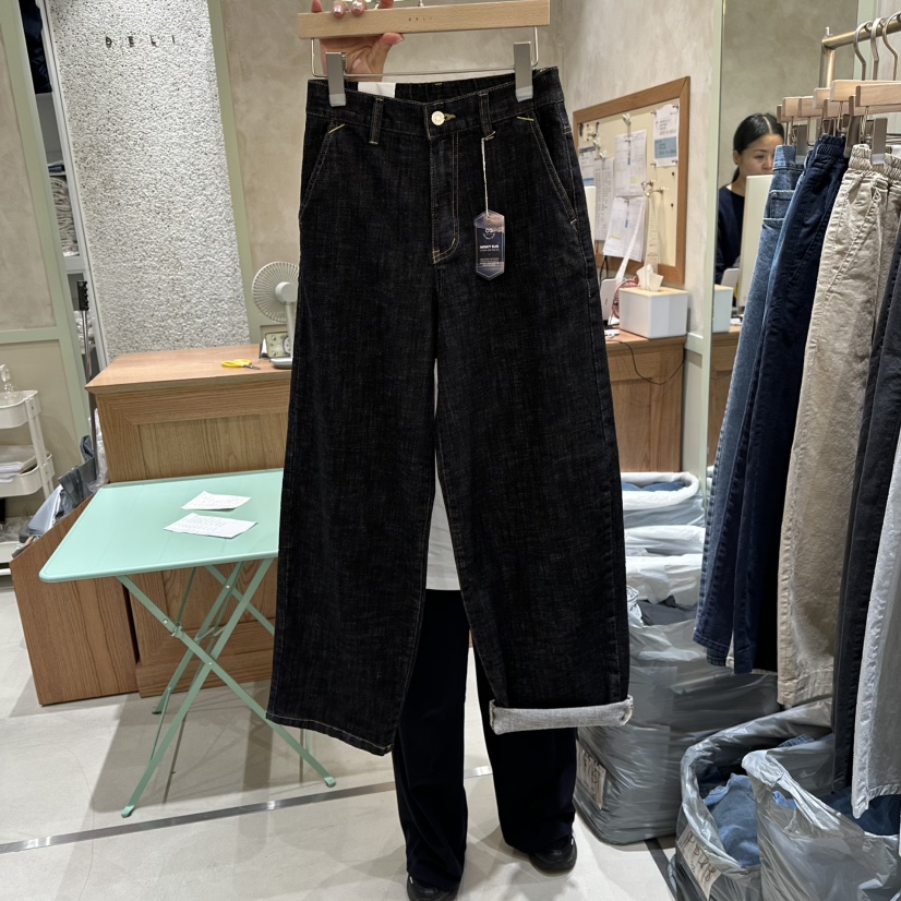 DELI JENNY韓國東大門代購女裝新品時尚推薦休閑職業牛仔褲DELI JENNY牛仔褲圖色1