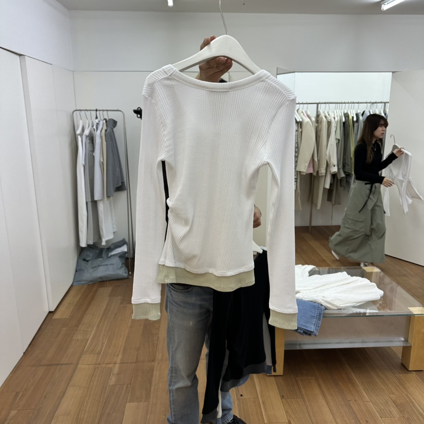 MYNAMEIS/AIME HOPE MAKE韓國代購女裝新款時尚長袖T恤MYNAMEIS/AIME HOPE MAKE長袖T恤