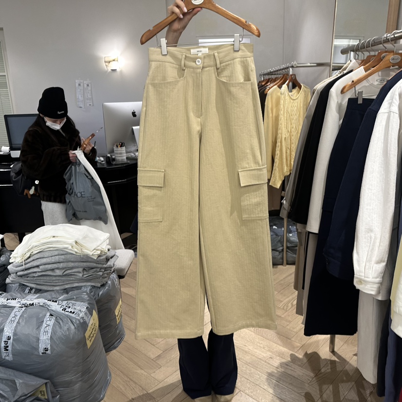 BRUSH-P/MULETTE韓國東大門直郵女裝新款推薦休閑褲人字紋BRUSH-P/MULETTE休閑褲圖色2