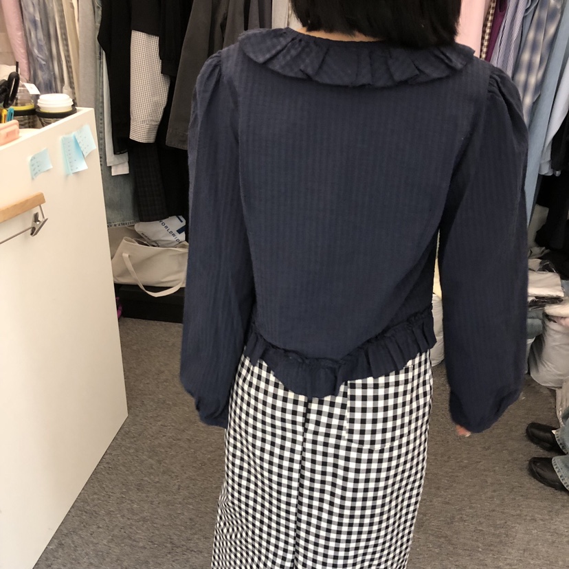 SALONDEMAG韓國直郵女裝新款職業熱賣推薦時尚襯衫蕾絲衫SALONDEMAG襯衫/蕾絲衫