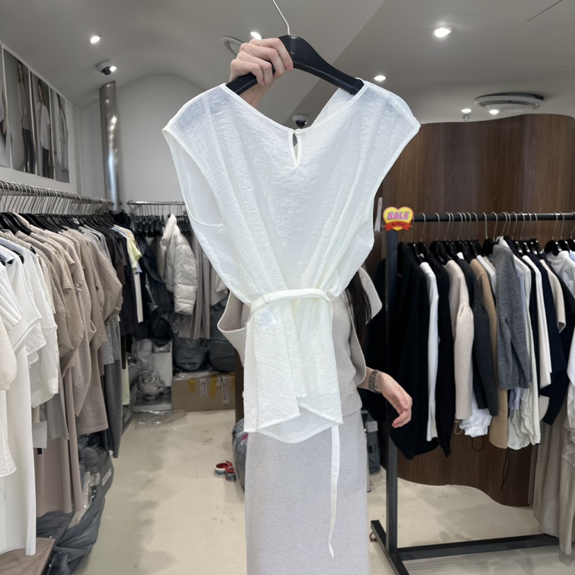 LE EDITION/LEBOENE韓國直郵實拍女士新款休閑吊帶背心含腰繩LE EDITION/LEBOENE吊帶/背心