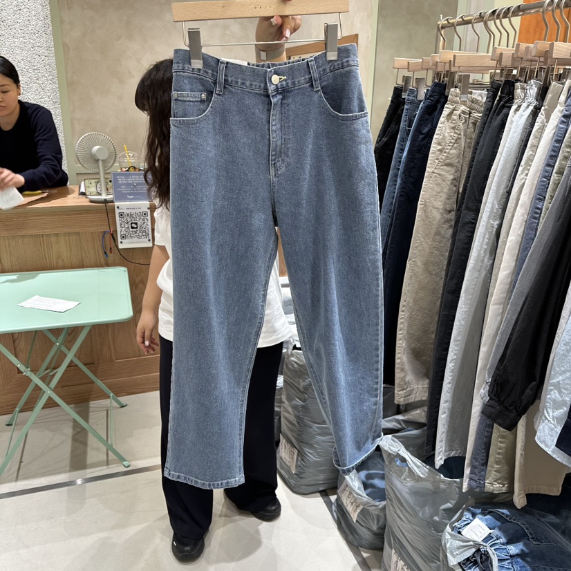 DELI JENNY韓國東大門代購女裝新款人氣職業26春夏牛仔褲DELI JENNY牛仔褲圖色1
