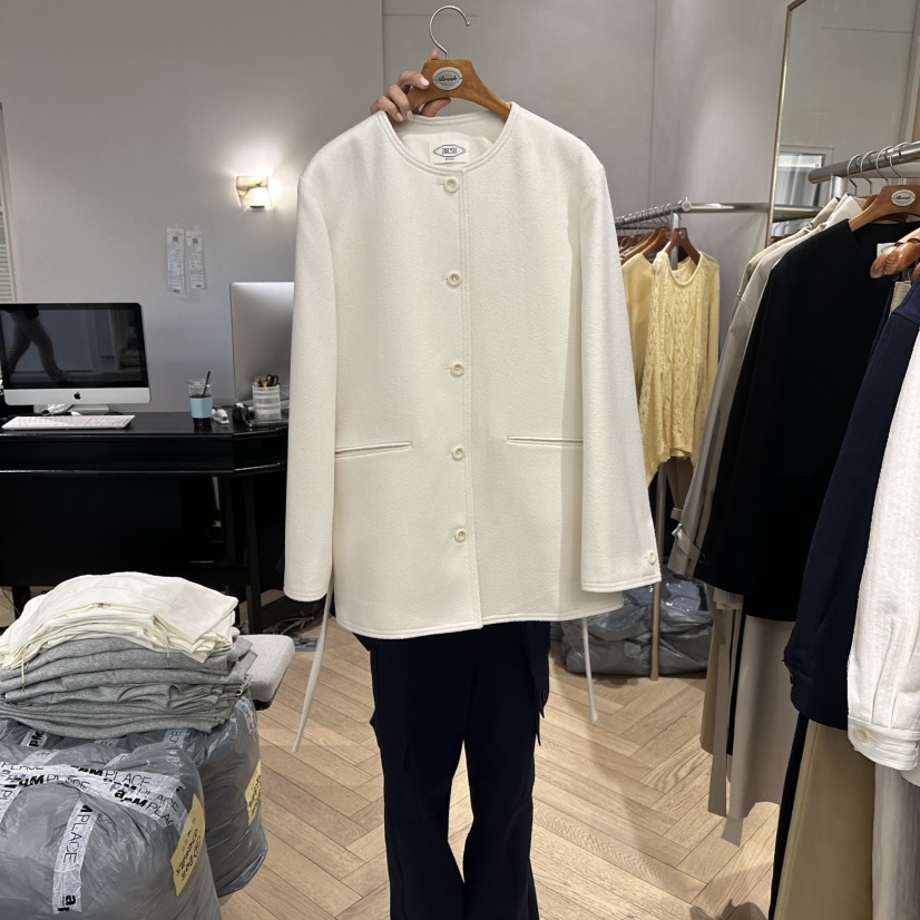 BRUSH-P/MULETTE韓國直郵實拍女士新品職業26春夏推薦夾克BRUSH-P/MULETTE夾克圖色1