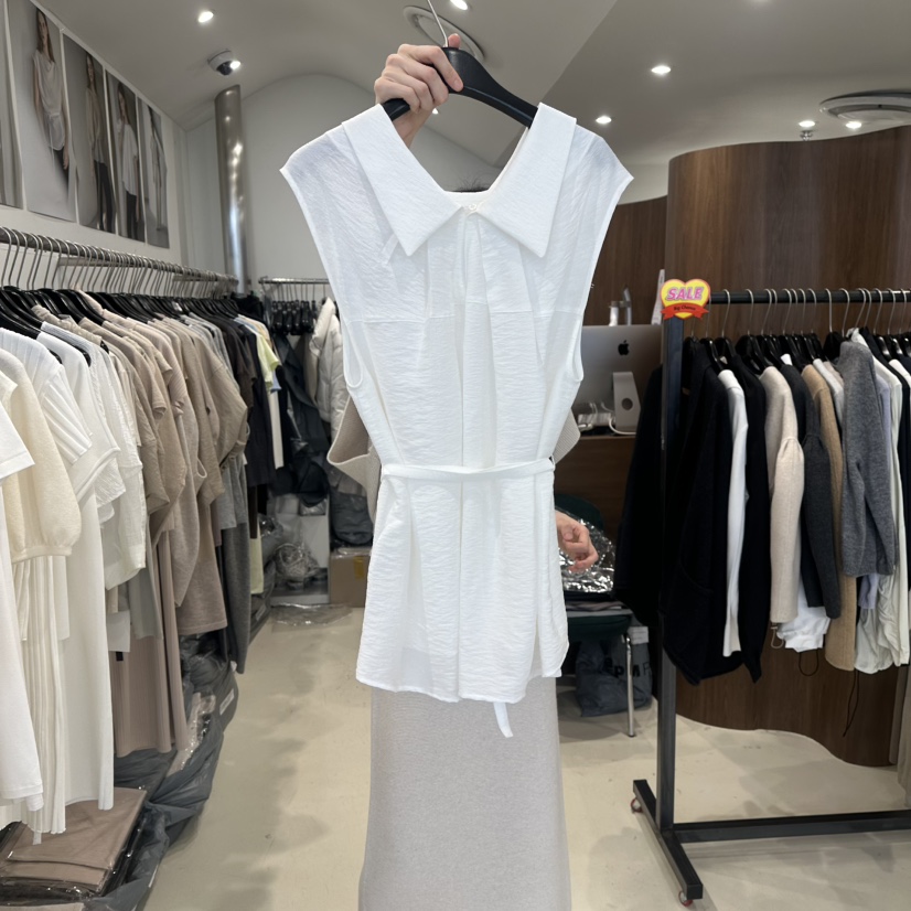 LE EDITION/LEBOENE韓國直郵實拍女士新品人氣吊帶背心含腰繩LE EDITION/LEBOENE吊帶/背心