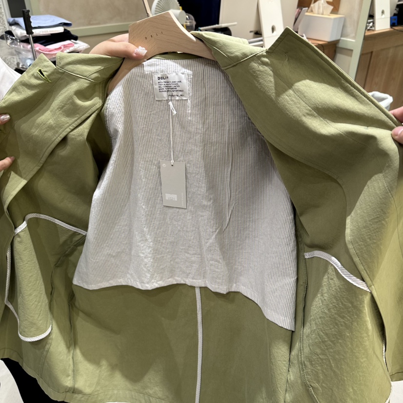 DELI JENNY韓國東大門代購女士新款職業時尚26春夏襯衫蕾絲衫DELI JENNY襯衫/蕾絲衫