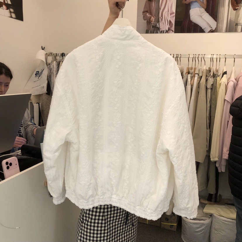 SALONDEMAG韓國東大門代購女士新款熱賣夾克刺繡兩面雙面SALONDEMAG夾克