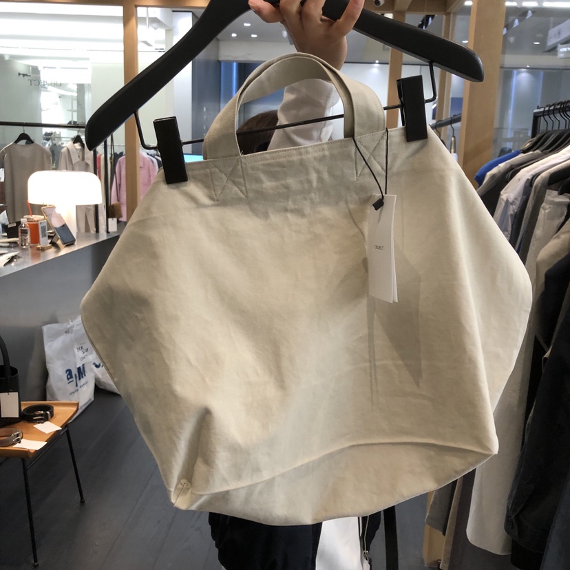 OBJECT韓國東大門代購女裝新品時尚職業單肩斜跨包帆布包OBJECT單肩/斜跨包圖色3