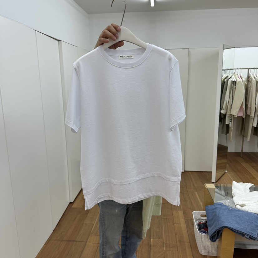 MYNAMEIS/AIME HOPE MAKE韓國東大門代購女士新款人氣T恤MYNAMEIS/AIME HOPE MAKET恤圖色1