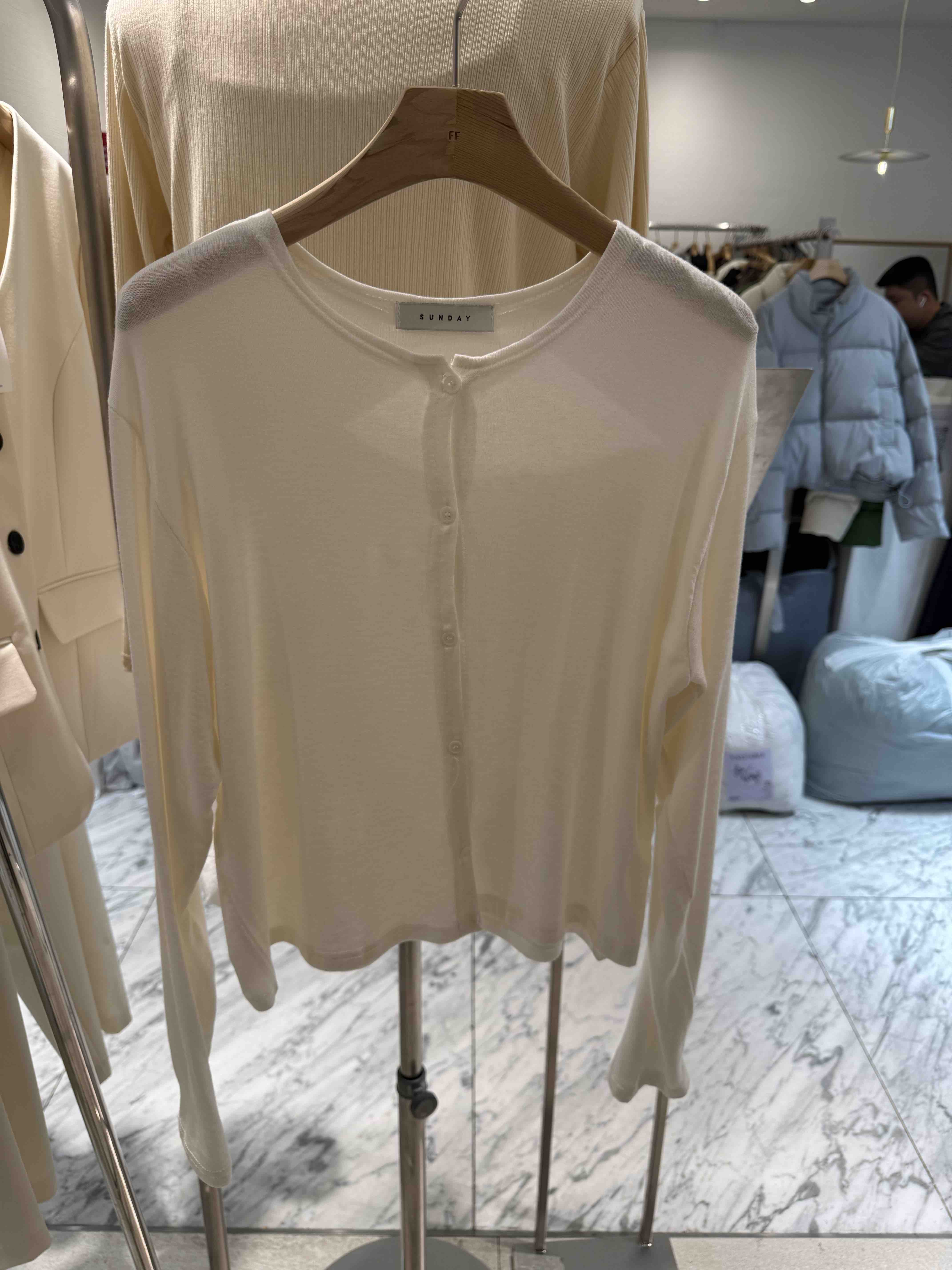 FF/SUNDAY韓國直郵女士新款熱賣人氣時尚26春夏長袖T恤羊毛衫FF/SUNDAY長袖T恤圖色1