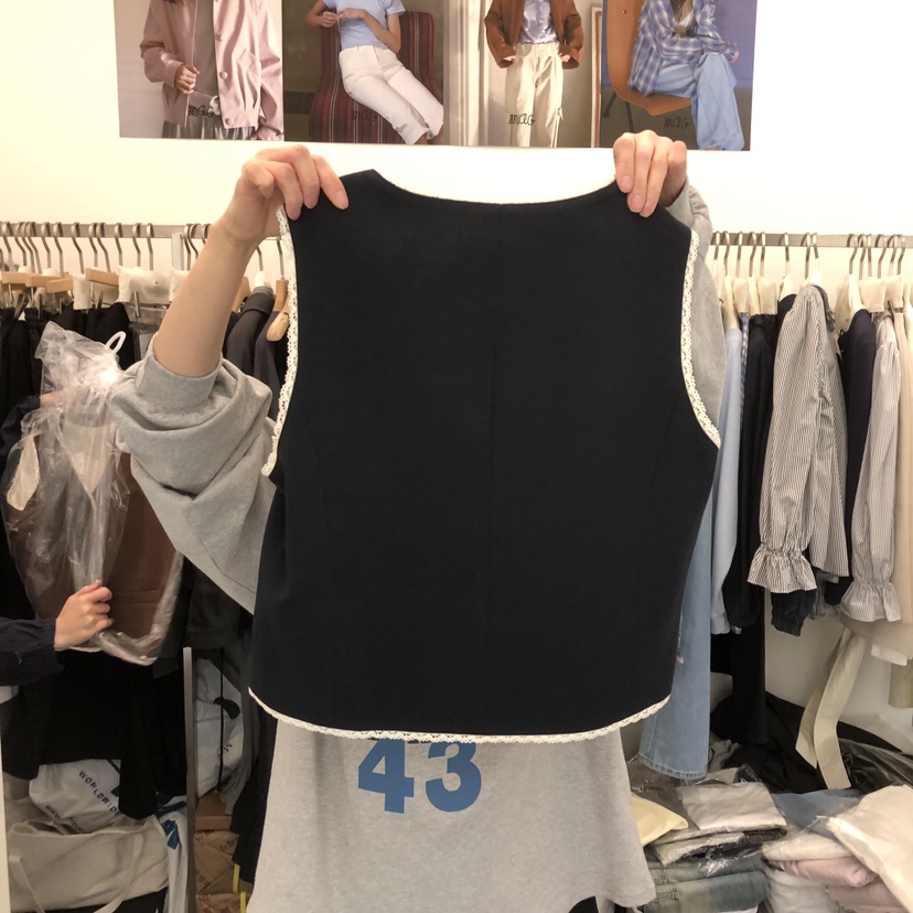 SALONDEMAG韓國直郵女裝新款職業時尚熱賣推薦26春夏馬甲SALONDEMAG馬甲