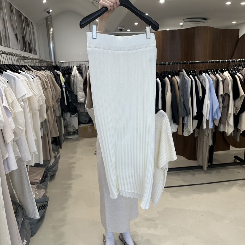 LE EDITION/LEBOENE韓國直郵女裝新品熱賣職業長裙褶裥LE EDITION/LEBOENE長裙