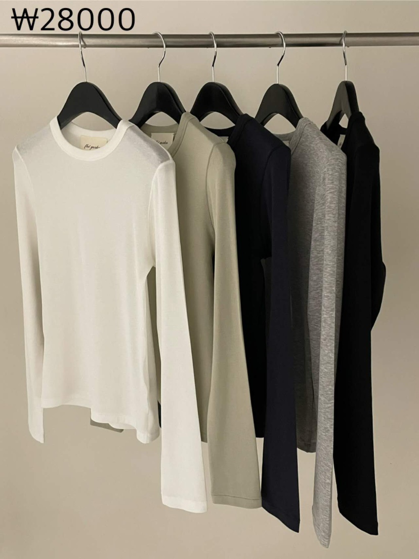 FLAT GARDEN/LA MUETTE/JAMIESTONE韓國直郵實拍女裝新款時尚長袖T恤FLAT GARDEN/LA MUETTE/JAMIESTONE長袖T恤