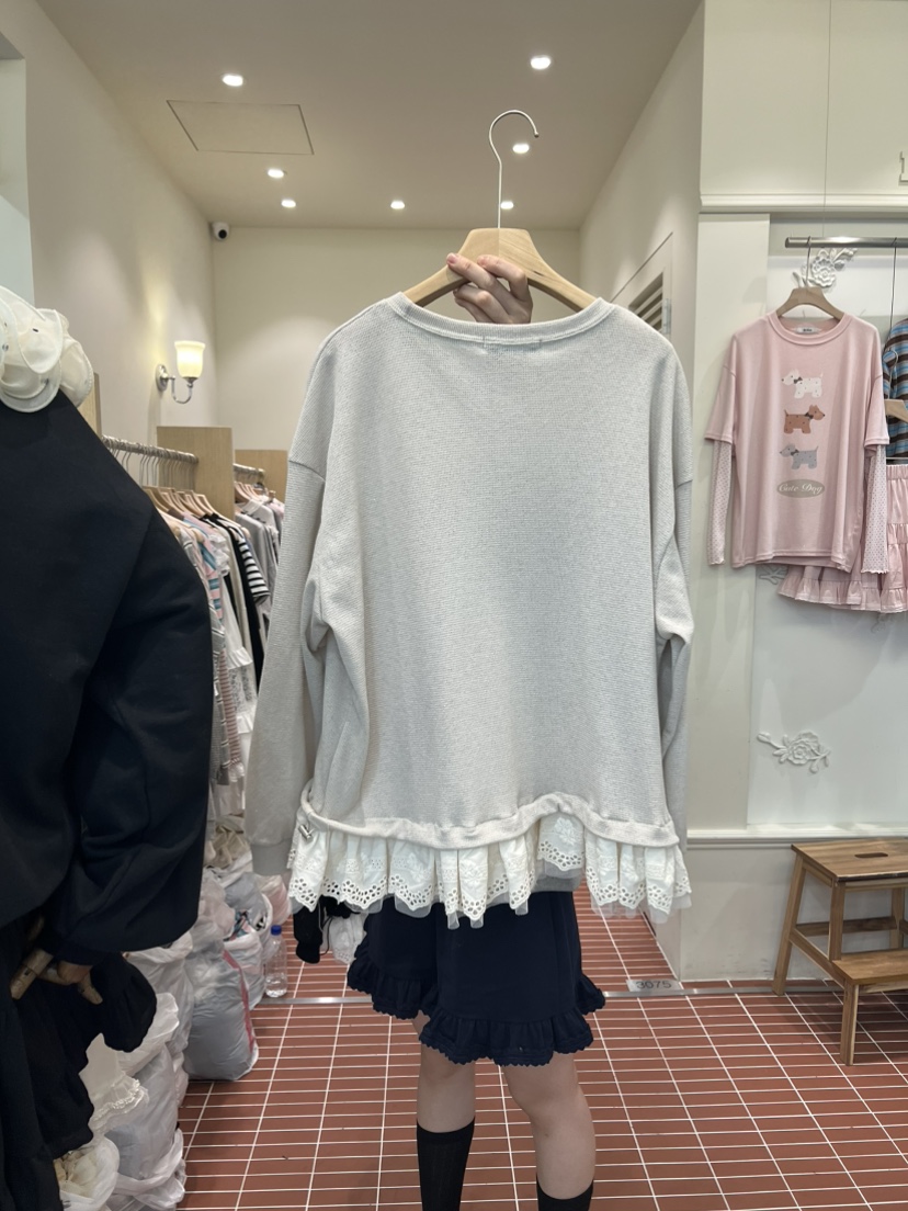 BE&amp;BE韓國東大門代購女裝新款熱賣職業推薦休閑衛衣BE&be衛衣