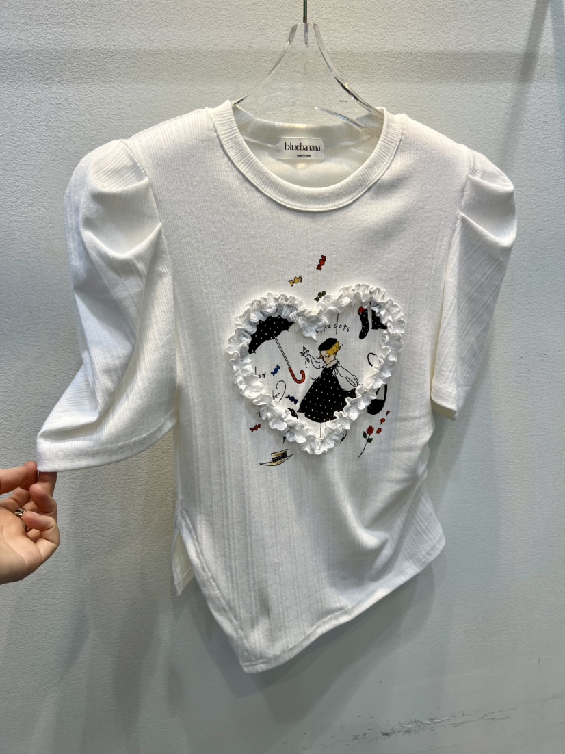 BLUE BANANA韓國直郵女士新款人氣熱賣休閑推薦時尚職業T恤BLUE BANANAT恤圖色2