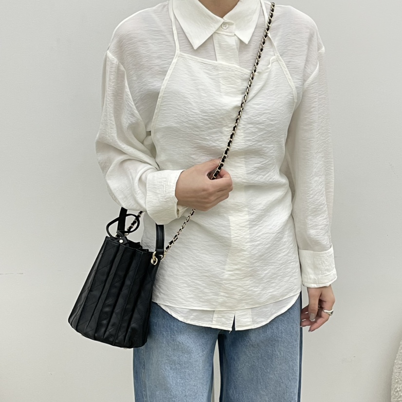 J PLACE韓國東大門代購女士新款26春夏職業休閑單肩斜跨包J PLACE單肩/斜跨包