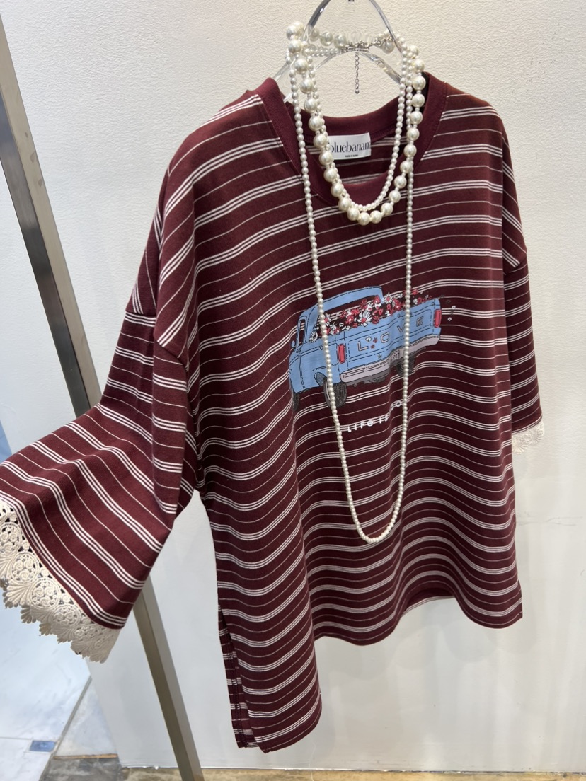 BLUE BANANA韓國代購女士新款休閑推薦人氣熱賣職業26春夏T恤BLUE BANANAT恤圖色1