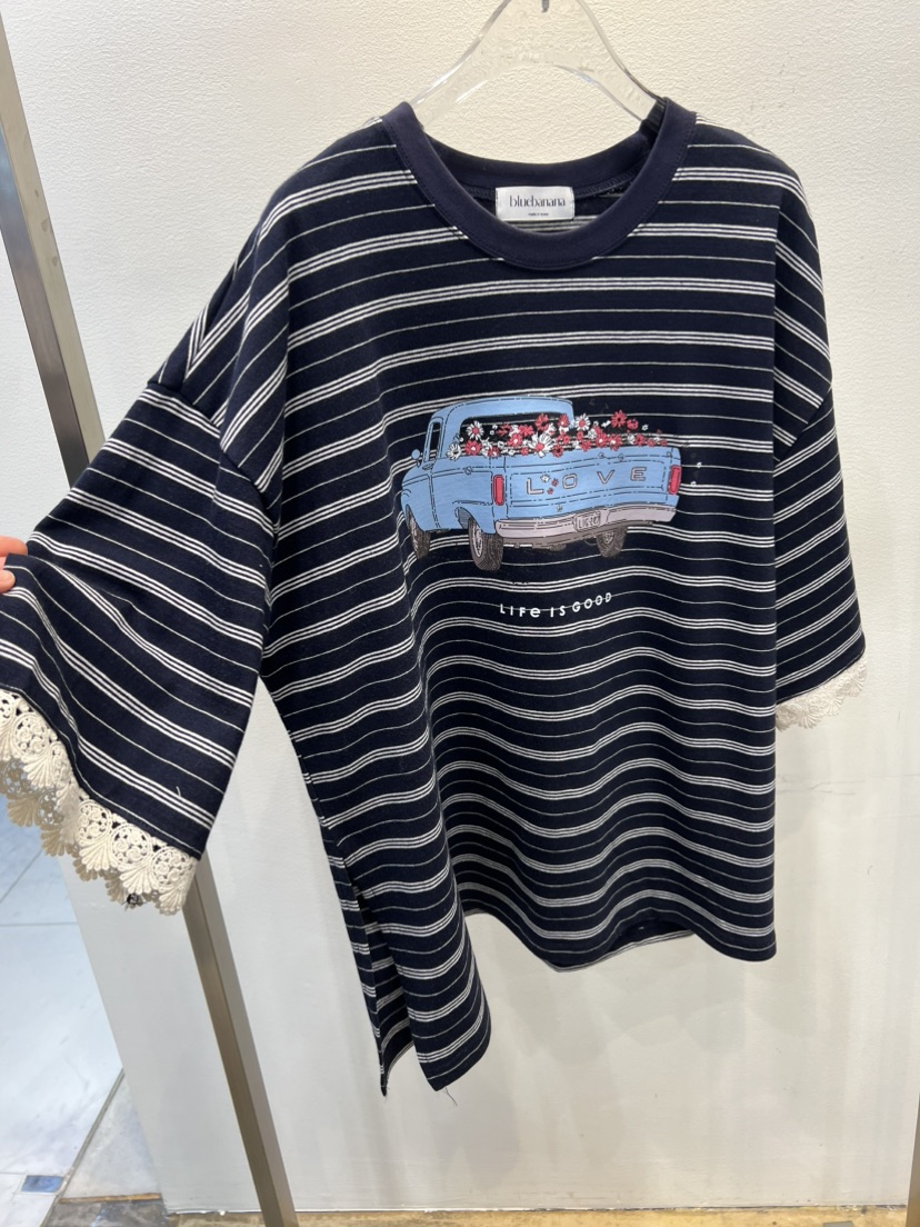 BLUE BANANA韓國代購女士新款休閑推薦人氣熱賣職業26春夏T恤BLUE BANANAT恤圖色2