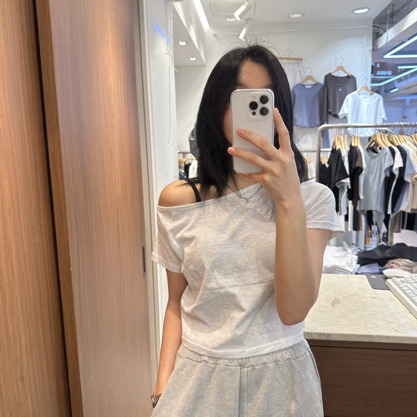 ON THE MODE韓國東大門直郵女裝新款時尚推薦休閑26春夏T恤ON THE MODET恤