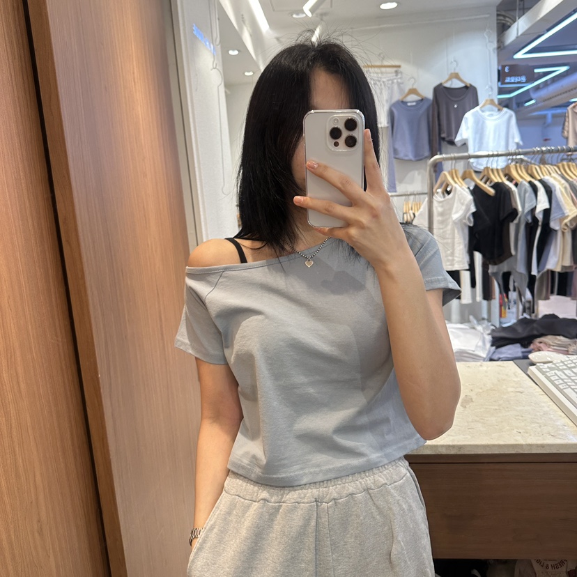 ON THE MODE韓國東大門直郵女裝新款時尚推薦休閑26春夏T恤ON THE MODET恤