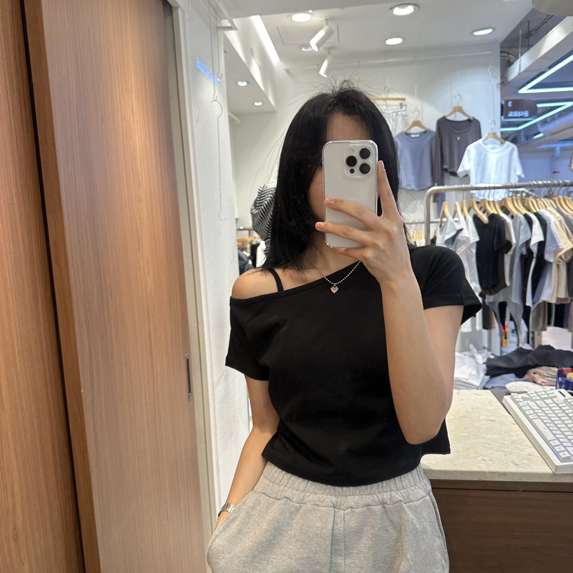 ON THE MODE韓國東大門直郵女裝新款時尚推薦休閑26春夏T恤ON THE MODET恤