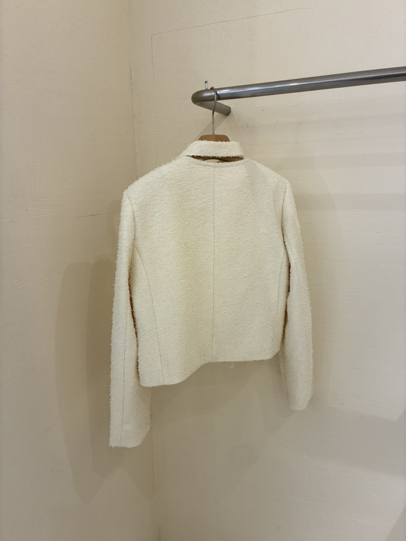 MUSE-P韓國直郵女裝新品休閑時尚職業人氣夾克含脖帶粗花呢MUSE-P夾克