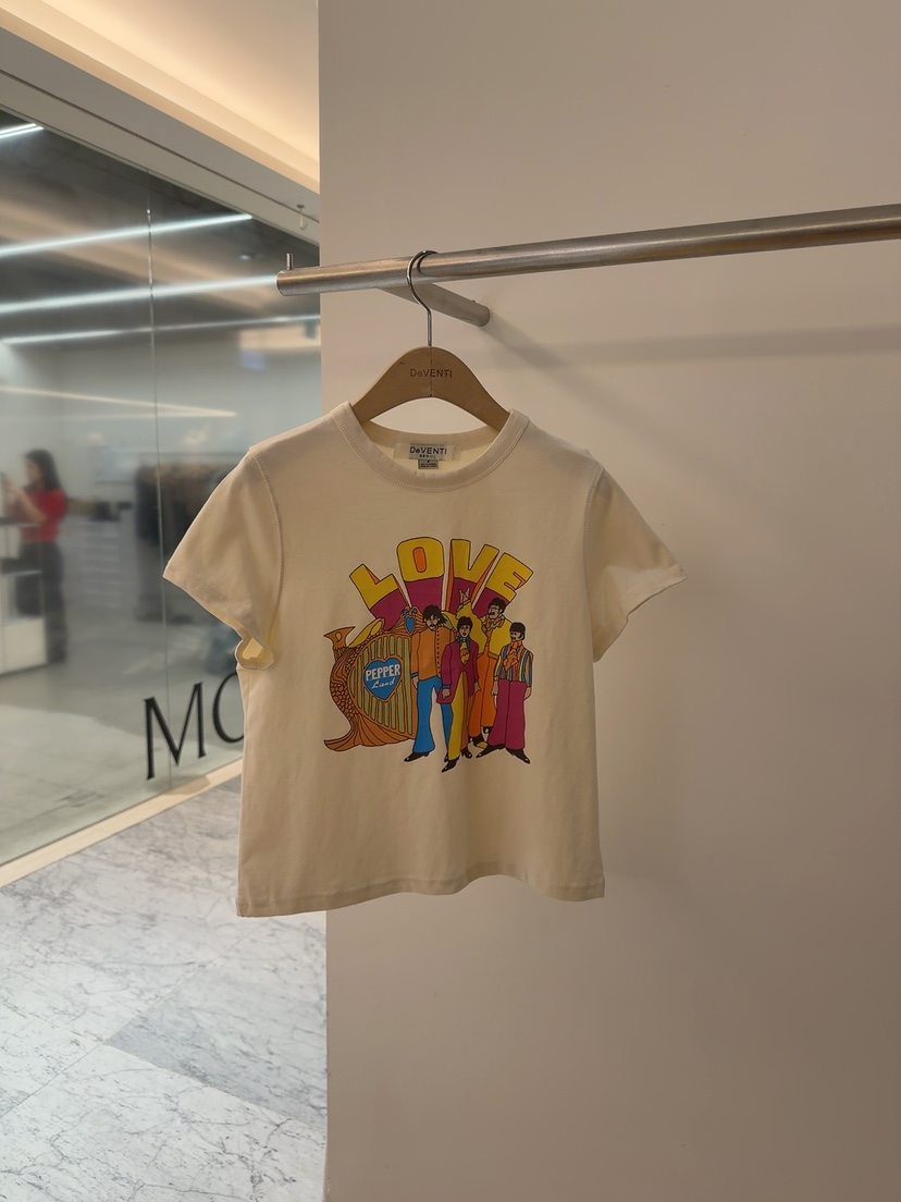 DE VENTI韓國東大門代購女士新品人氣時尚推薦熱賣26春夏T恤DE VENTIT恤圖色1