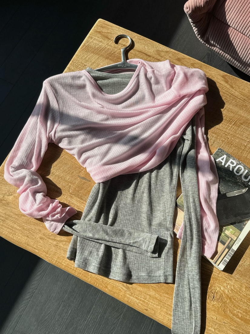 BYRING韓國直郵女裝新品熱賣推薦休閑時尚人氣26春夏長袖T恤BYRING長袖T恤