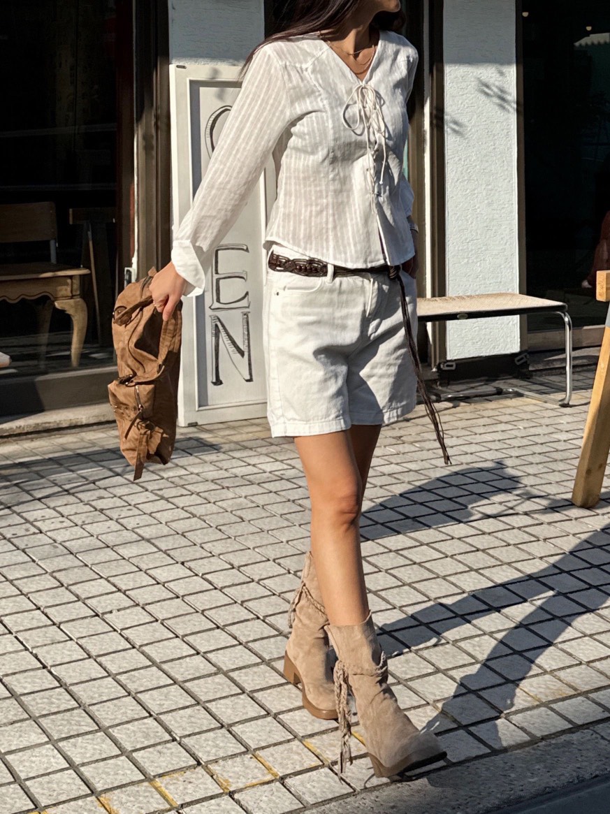 RED-J-레드.J-T韓國東大門直郵女裝新品休閑襯衫蕾絲衫RED-J襯衫/蕾絲衫