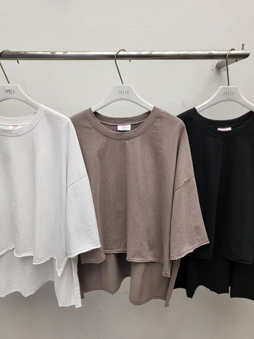 ZACCU韓國代購女裝新款26春夏推薦時尚職業熱賣休閑人氣T恤ZACCUT恤