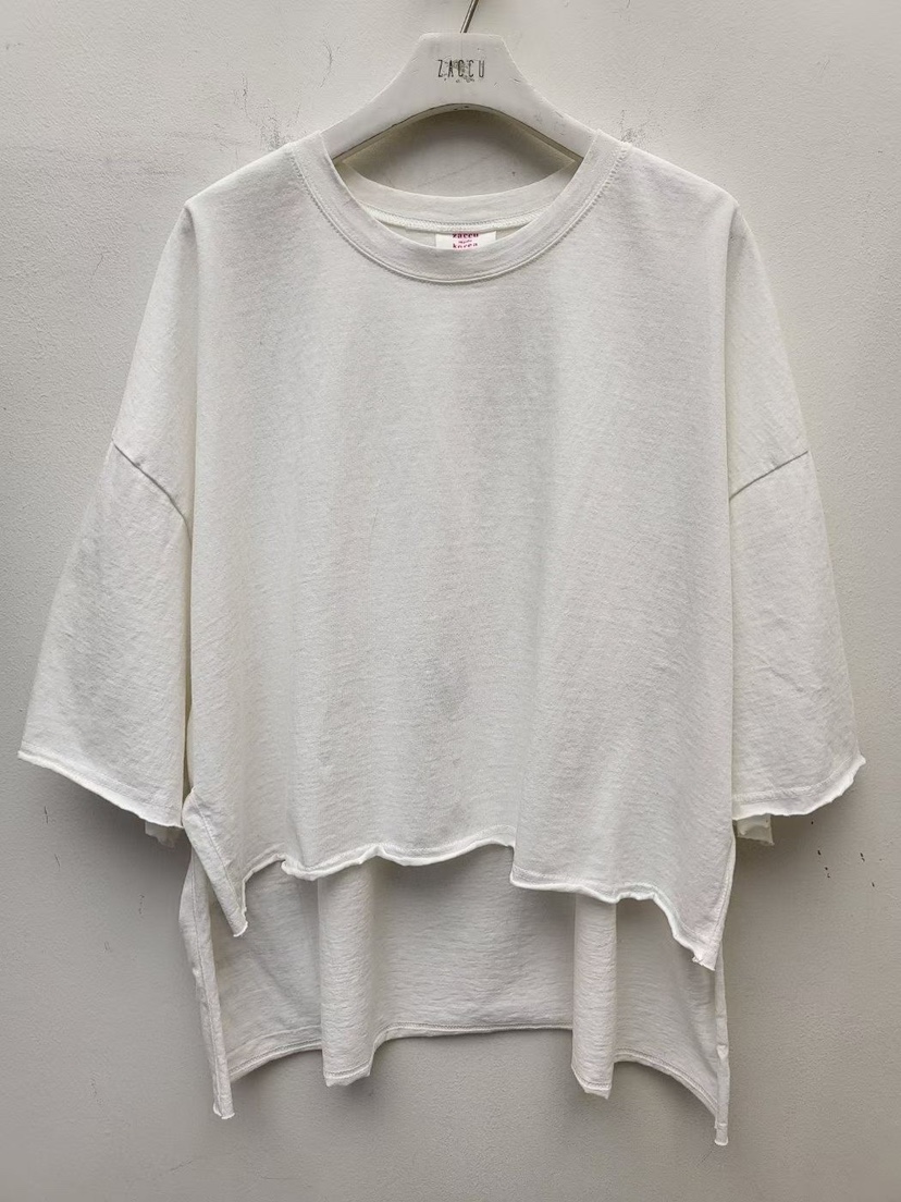 ZACCU韓國代購女裝新款26春夏推薦時尚職業熱賣休閑人氣T恤ZACCUT恤圖色1