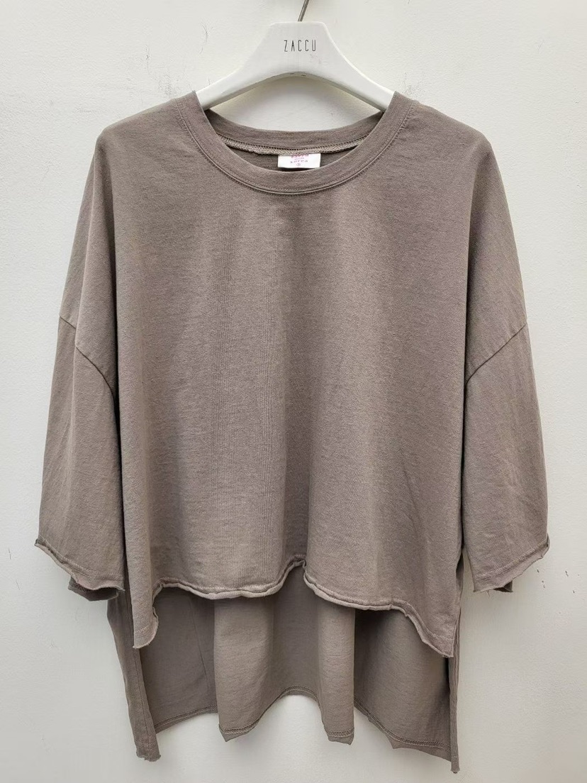 ZACCU韓國代購女裝新款26春夏推薦時尚職業熱賣休閑人氣T恤ZACCUT恤圖色2