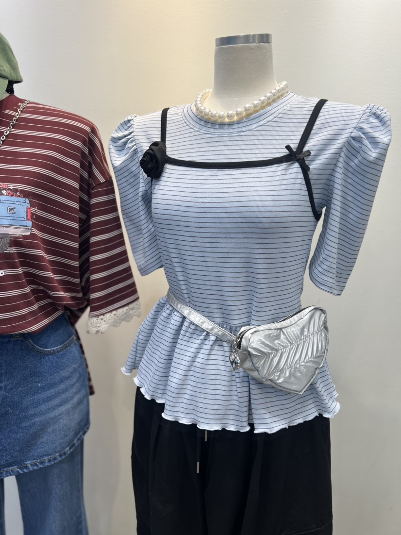 BLUE BANANA韓國東大門直郵女裝新品時尚休閑人氣26春夏T恤BLUE BANANAT恤